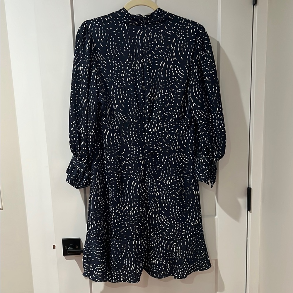 NWT DKNY Navy and White Sheath Dress - Picture 4 of 5